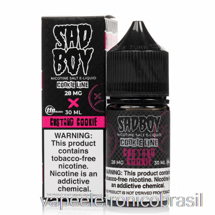 Biscoito De Creme Vape Eletrônico - Sais Sadboy - 30ml 28mg